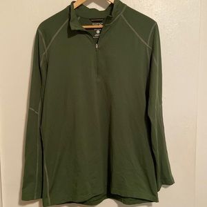 Mountain Hardwear Green Quarter Zip Pullover